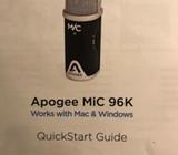 Apogee Mic 96K usb microfon, Apogee Mic 96k